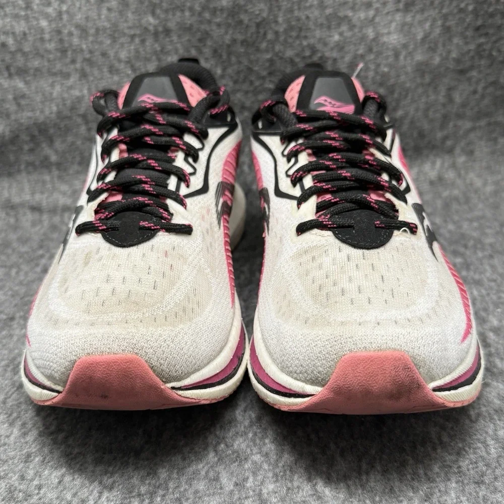Saucony Endorphin Speed 2 Womens US Size 9.5 White Pink Black Mesh Running Shoes